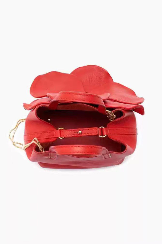 Blumenhandtasche aus Kunstleder – Eleganz und Stil